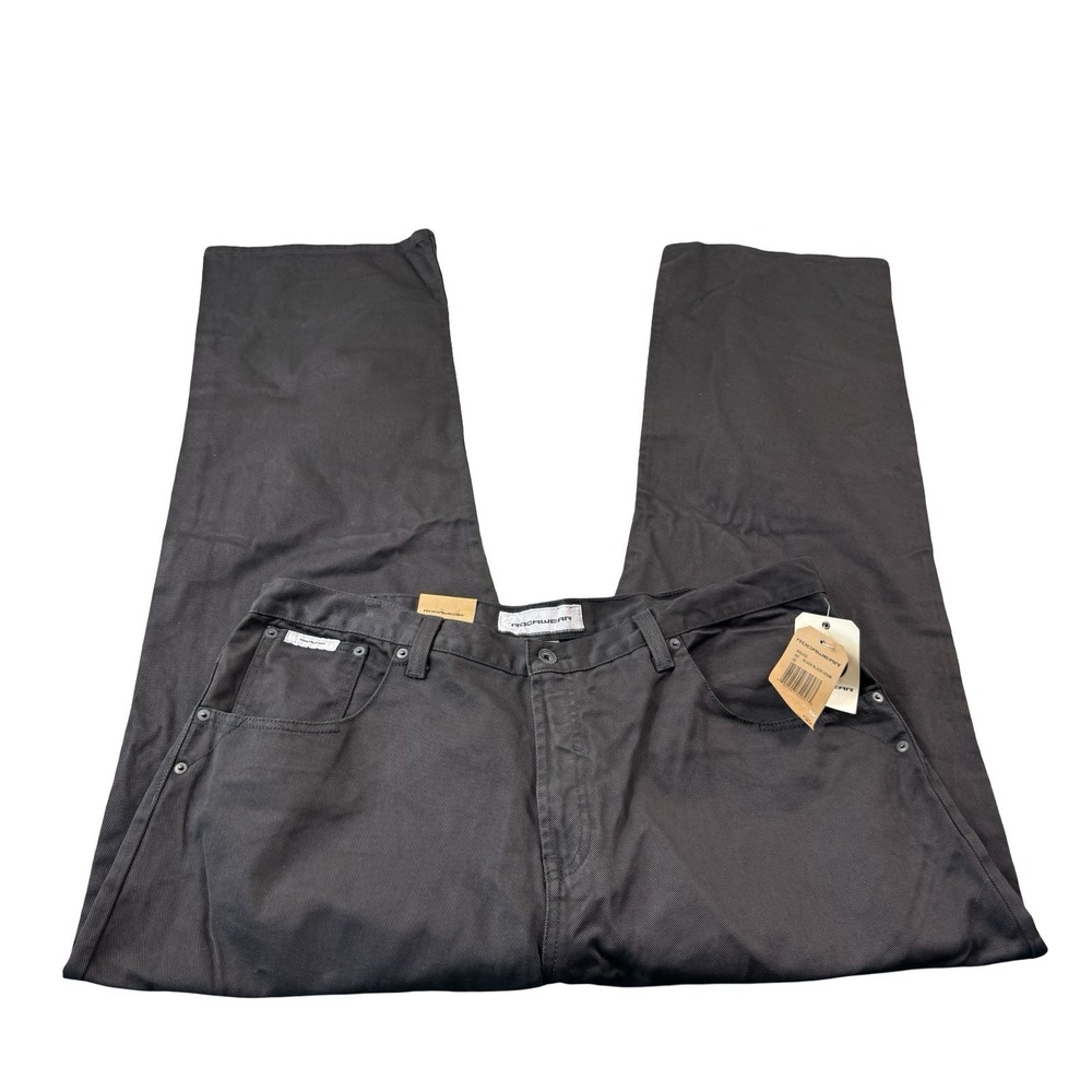 ROCAWEAR Dark Brown Skater Y2K Hip Hop Mens Wide Leg Jean Size 42X33 NWT